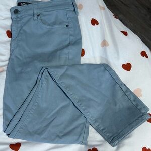 Buffalo David Bitton Men's Light Blue Chinos